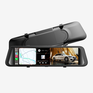JADO G100S 12-inch CarPlay mirror dash cam, 2.5K recording